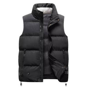 Chaqueta de plumón sin mangas para hombre con cierre de cremallera, ligera y aislada para deportes al aire libre y protección contra todo tipo de clima - Product Image 1