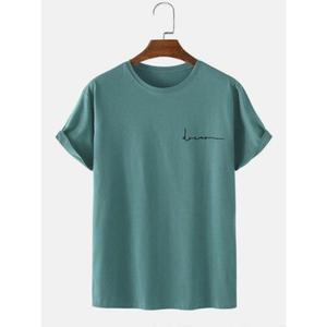 T-shirt de classe pour hommes T-shirts en coton personnalisables à bas prix T-shirts légers et écologiques les plus tendances fabriqués en Inde - Product Image 3