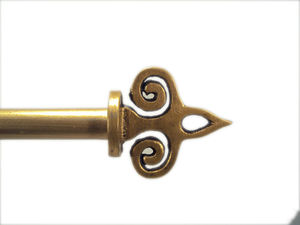 Silver Matt <b>Curtain</b> Finials <b>Curtain</b> Brackets of Aluminium for Window - Product Image 6