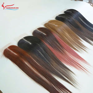 Producto a la venta Bone Straight HD Lace Trending Color Parte media Sin enredos Sin caída Cabello completo Listo para enviar - Product Image 5
