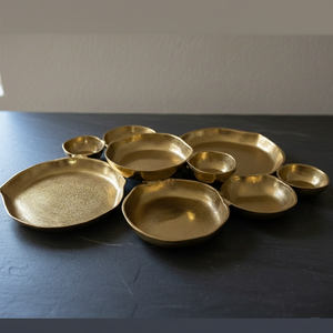 Dernier modèle : Plat de service à 9 compartiments, fait main, pour centre de table de mariage, vaisselle, plat décoratif pour bijoux - Product Image 1