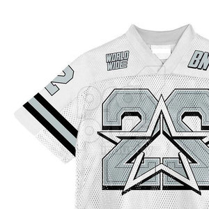 Camiseta Deportiva Retro de Lacrosse para Hombre, Camiseta Atlética Clásica Transpirable de Talla Grande, Secado Rápido, Manga Corta, 100% Poliéster - Product Image 6