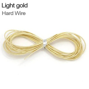 ลวดทองแท่งแบบแข็งสำหรับทำเครื่องประดับงานปักทำด้วยมือด้ายสายทองแดงสำหรับตกแต่งเสื้อผ้า - Product Image 2