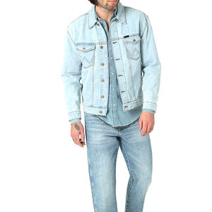 Veste en jean pour homme, service OEM, veste d'hiver, couleur unie, formelle, saison d'hiver, coupe-vent, en coton, veste en jean pour homme - Product Image 4