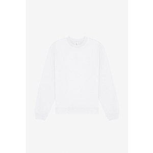 Sudadera Blanca 100% Algodón de Corte Holgado para Invierno, para Personalización y Merchandising con Impresión Digital - Product Image 6