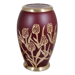 Urne pour cendres humaines adultes Urne commémorative en laiton de style américain durable pour les funérailles - Product Image 3