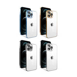 Coque en silicone TPU premium Netzy pour iPhone 12 Pro Max, protection de l'appareil photo, cadre coloré, pare-chocs compatible 7 Plus 8 Plus 14 Plus - Product Image 2