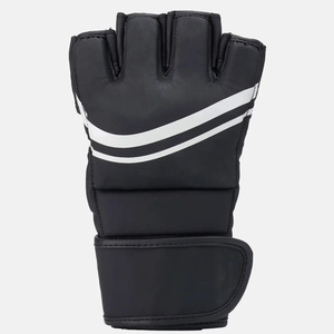 Half <b>Finger</b> Fitness Gloves PU Leather Adjustable Wrist <b>Strap</b> Weight Lifting Gym Training Unisex Black - Product Image 2