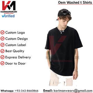 Camisetas de algodón para hombre, Camisetas básicas holgadas Unisex de manga corta con cuello redondo de gran tamaño, camiseta atlética sólida, ropa informal para entrenamiento - Product Image 6