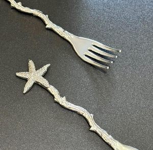Meilleure vente ensemble de fourchettes en métal à poignée en forme d'étoile à bas prix pour un restaurant, un hôtel et un mariage - Product Image 4