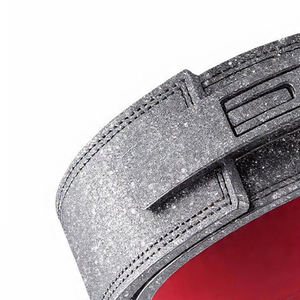 Cinturón de levantamiento de pesas de 13 mm con purpurina, de cuero vacuno, resistente, profesional, para entrenamiento y ejercicio. - Product Image 2