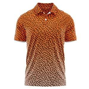 Polo de golf de rendimiento para hombre, transpirable, ligero, mezcla de poliéster/algodón con bordado personalizado e impresión - Product Image 1