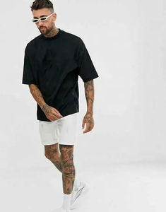 Camiseta Deportiva Extra Grande Personalizada de Alta Calidad para Hombre - Venta al por Mayor, Impresión de Logotipo Personalizado, Manga Corta de Verano, 100% Algodón Tejido - Product Image 3