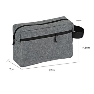 Eco-Friendly Large Canvas <b>Travel</b> <b>for</b> Organizer <b>Bag</b> with Zipper Closure Water-resistant Shaving Dopp Kit - Product Image 6