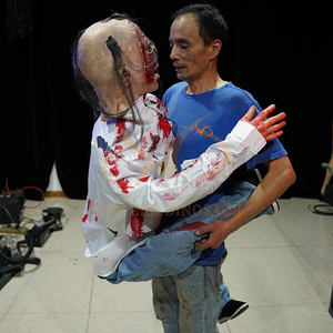 Horror Animatronic fantasma Zombie modelo interior accesorios de Metal para Terror <span class=keywords><strong>Escape</strong></span> <span class=keywords><strong>Room</strong></span> para centros comerciales uso público y Aeropuerto - Product Image 5