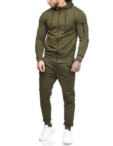 Dropshipping chándal hombre deportes chándal conjuntos 2 piezas chándal de talla grande chaquetas de hombre gimnasio Fitness chándal - Product Image 3