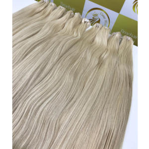 Venta caliente máquina trama 613 blanqueado color Super doble 8-40 pulgadas extensiones de cabello humano crudo cutícula alineada vietnamita - Product Image 4