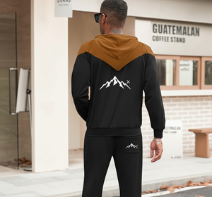 Conjunto de Jogger Premium | Sudadera con capucha y pantalones hechos a medida | Conjunto de fitness informal - Product Image 4
