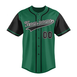 Precio al por mayor, nuevo diseño, secado rápido, transpirable, impreso, logotipo personalizado, camiseta de béisbol de alta calidad para hombres adultos - Product Image 2