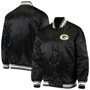 Blouson Bomber Unisexe Personnalisé Style Universitaire en Satin, Broderie Homme, Teint Uni, Enduit, Hiver, à Capuche, Col Montant - Product Image 4