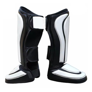 Espinilleras Deportivas para Niños, Jóvenes y Adultos, Transpirables, de Cuero, Ligeras, con Logotipo Personalizado, Protección para Fútbol - Product Image 3