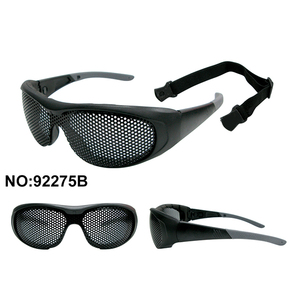 Bền nylon khung kính an toàn với dây đeo thay thế & kim loại thoáng khí Lưới ống kính bảo vệ mắt sản phẩm - Product Image 3