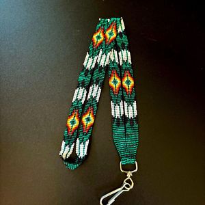 Cuentas de semillas 18 pulgadas de largo artesanía hecha a mano cordón collar diseño cuentas multicolor Cordón de cuentas para trabajadores - Product Image 5