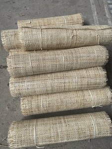 สายรัดหวายสานธรรมชาติ60ซม. 1/2ตาข่ายสานอ้อยแบบเปิดม้วนหวายจากเวียดนาม - Product Image 6