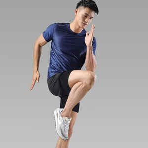 Short de sport absorbant la sueur hommes grande taille séchage rapide Gym 2 en 1 hommes Shorts 2023 Shorts d'été - Product Image 3