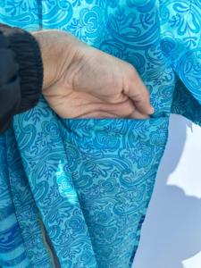 Suministro directo de ODM, Kimono de seda de estilo Vintage hecho a mano indio para mujer, ropa informal para salón de playa, ropa musulmana tradicional - Product Image 5