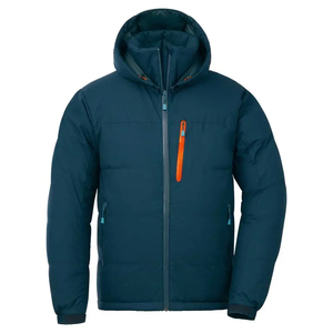 Veste d'hiver matelassée décontractée à capuche en toile imperméable avec impression de logo personnalisée, manches longues, design tendance, vente en gros - Product Image 6