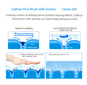 Outil de nettoyage de <span class=keywords><strong>piscine</strong></span> pour l'élimination des algues avec <span class=keywords><strong>brosse</strong></span> de <span class=keywords><strong>piscine</strong></span> en plastique - Product Image 3