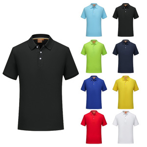Nueva tendencia Polo moda de verano Color sólido Ringer camiseta personalizada algodón poliéster tela hombres Polo camisetas - Product Image 6