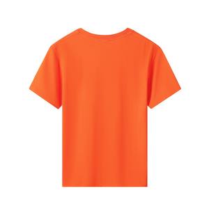 Alta calidad 100% algodón escote doble hilo grueso transpirable 10 colores 180gsm liso en blanco sólido niños camiseta para hombres - Product Image 4