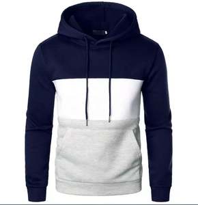 Sweat à capuche surdimensionné en pur coton éponge français de qualité supérieure décontracté et streetwear sweat à capuche unisexe personnalisé à épaules tombantes - Product Image 4