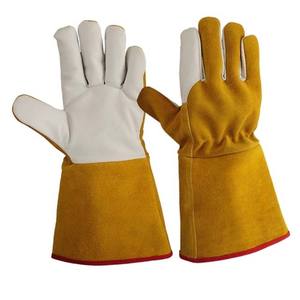 ถุงมือเชื่อมแบบขยายได้ถุงมือทำงานในฤดูหนาวพร้อมหนังวัวแยก - Product Image 1