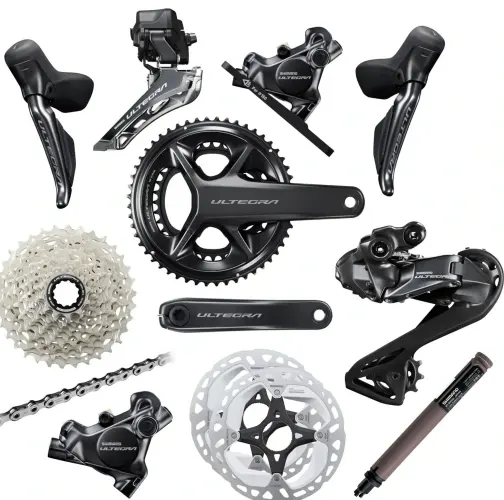 Üst satış Di2 Ultegra R8050 + R9070 + R8000 Groupset 2x11-speed-mekanik jant frenler gemiye hazır