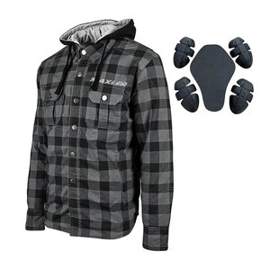 Chemise de protection en flanelle pour moto, vêtements de moto blindés de niveau CE, fabrication OEM, export en gros - Product Image 1
