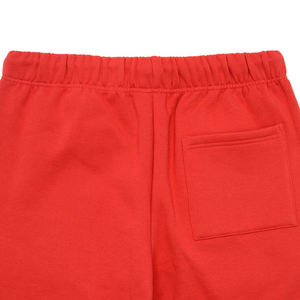 กางเกงขาสั้นกันเหงื่อแนวสตรีทของผู้ชายกางเกงขาสั้นผ้าฟลีซแนววินเทจปรับแต่งได้ตามต้องการ - Product Image 6