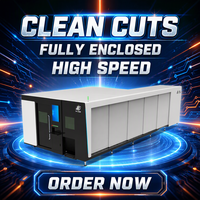 Cortadora de Tubos Automática de 3000w, Modelo 3015 6020, Tipo Cerrado, Corte por Láser de Fibra, Máquina de Corte por Láser de Fibra Multiusos para Láminas y Tubos 6025