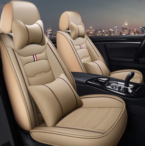 Sarung Jok Mobil Kulit Universal untuk Mobil 5 Kursi, Set Lengkap Pelindung Interior Mobil - Product Image 4