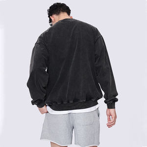 Sudadera con Capucha para Hombre, Lavado Ácido, con Logotipo Personalizado, de Alta Calidad, 100% Algodón Lavado, Ecológica, con Bolsillo, Corte Regular, Unisex - Product Image 5