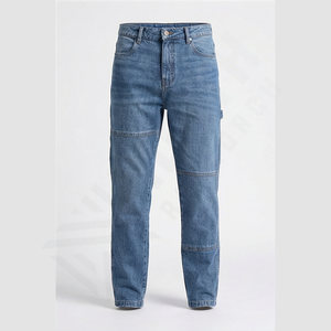 Jeans en denim lavé respirant et solide pour homme, durable, automne/hiver, séchage rapide, léger, personnalisable, confortable, Pakistan - Product Image 1