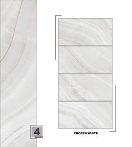 กระเบื้องปูพื้นพอร์ซเลนขนาด600x1200มม. กระเบื้องพอร์ซเลนมันวาวสำหรับปูพื้นกระเบื้องสีขาวสำหรับ60x120ผนังภายใน - Product Image 6