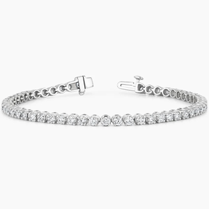 Pulsera clásica de diamantes de moissanita de 6 pulgadas, plata 925 con Premium Iced Out, moda romántica, estilo Hip Hop callejero, regalo para ella - Product Image 6