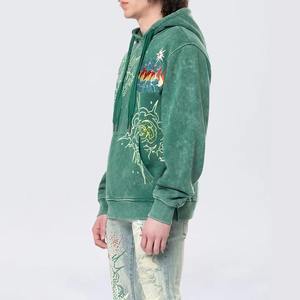 เสื้อฮู้ดแบบซับลิเมชันสำหรับผู้ชายเสื้อฮู้ดแบบดึงสำหรับเสื้อฮู้ดโพลีเอสเตอร์พิมพ์ซับลิเมชัน - Product Image 3