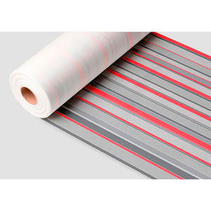 Rotolo di Tovaglia Rossa Linde Print 0,40x48m, Tessuto Morbido Asciutto, B2B - Product Image 1