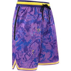 Shorts en maille personnalisés avec logo, pour la salle de sport, l'entraînement, la course à pied, athlétiques, shorts en maille pour hommes, shorts de basket-ball, shorts de plage - Product Image 3