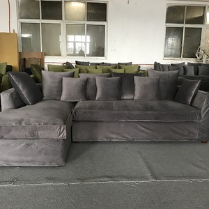 MRS WOODS vendita calda moderna classica componibile Chesterfield divano in velluto verde mobili <span class=keywords><strong>soggiorno</strong></span> - Product Image 4