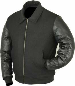 Nouvelle arrivée Veste de baseball pour homme 2025 Personnalisée Rouge vin Coupe ajustée Patchwork Toile Écologique Séchage rapide - Product Image 5